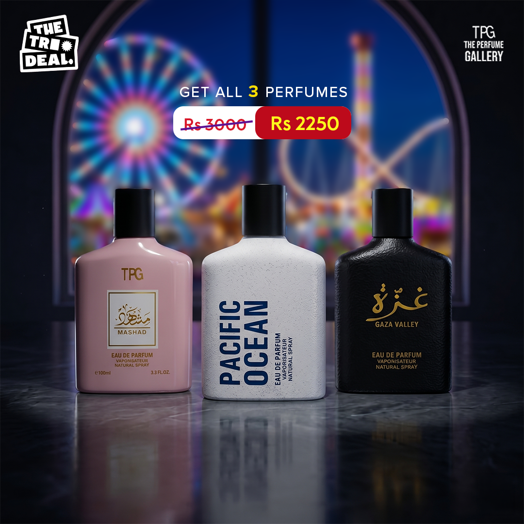 The Fragrance Trio Deal: Gaza, Pacific, & Mashad