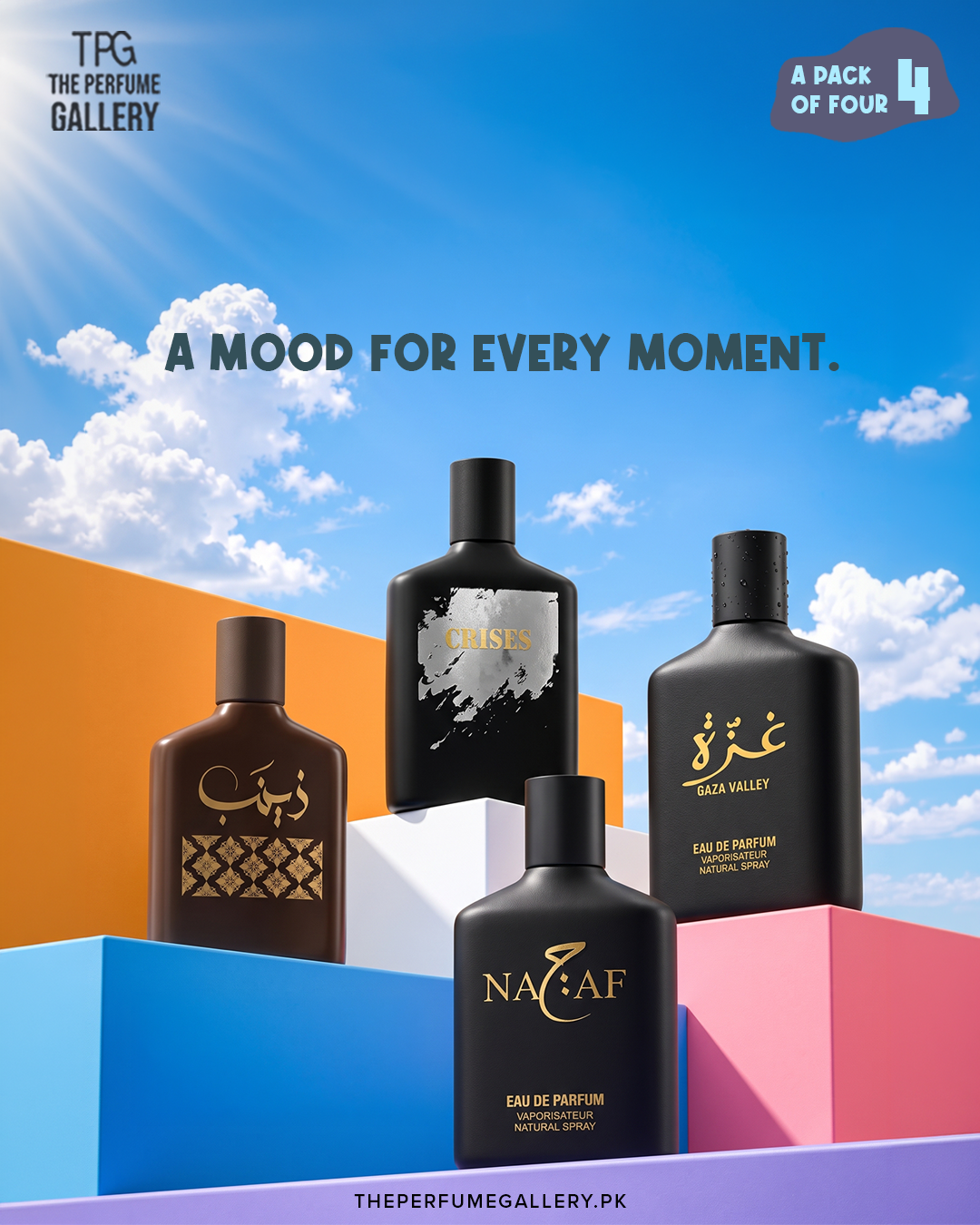 The Fragrance Pack Of 4: Gaza, Crises, Najaf & Zainab