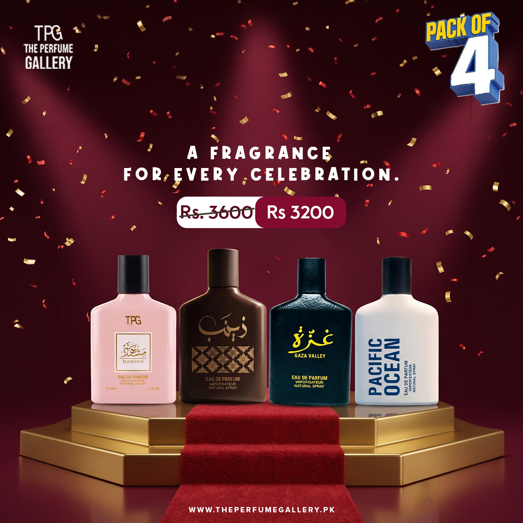 The Fragrance Pack Of 4: Gaza, Pacific, Mashad & Zainab